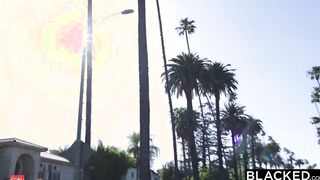 BLACKED Hot Blondes Elsa Jean & Ivy Wolfe share gigantic big black dick