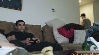 Twink getting fucked by the houseguest