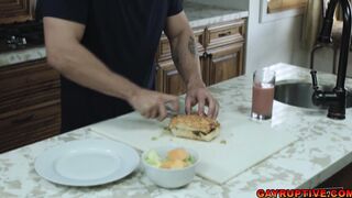 Twink getting fucked by the houseguest