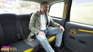 Female Fake Taxi Lady Gang gets her butt banged by a total stranger
