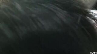 Fucking outdoors Vietnamese fwb into the vehicle