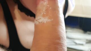 Fellatio and Jizzed for Bae cougar with blindfold - PrinzessinRilley - pov