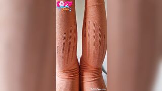 Stroking my puffy cunt