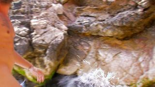 Isavelle Solis gets a unique threeway boned on the beach