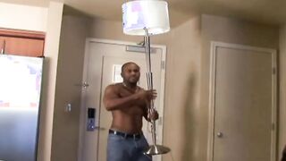 interracial hardcore MMF 3some with enormous boobed, blonde mom Sarah Jay