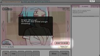 Nicole Risky Job Cartoon game PornPlay Ep.two chaturbate foundling hooters and fingers her vagina to attract more customers