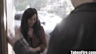 Young reporter plowed rough by psycho dude