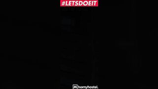HORNYHOSTEL - sexy Three-Way with two goddess Step Sisters Kitty Fox and Nikki Fox - LETSDOEIT