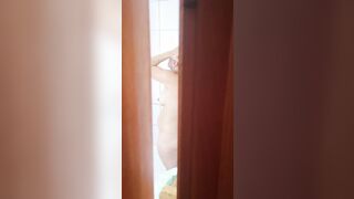 My mechanics surprised me into the shower and recorded me.