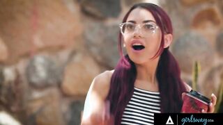 GIRLSWAY – Aidra Fox Has A Sorority Party With Jillian