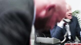 Intense Anal Fucking in the Waiting Room