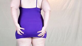 Long Butt PAWG teases inside Mini Skirt - Her Long White Booty leaves Everyone distracted.