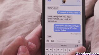 Dereck Defendi fucks trans Ariel Demure and CIS at once