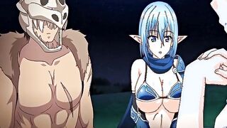 Hentai lovely busty elf getting tits fucked