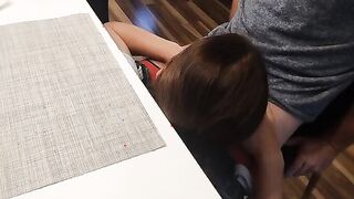 I suck under the table