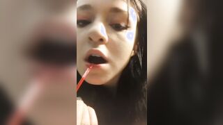 Gentle private masturbation into a african fur coat with a sexsual orgasm