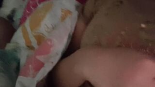 Risky to masturbate vagina into the room while my next door does not view