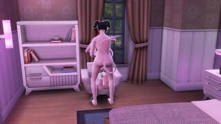 2 devil into sex by futanari one