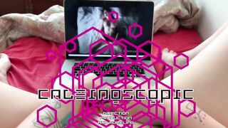 many noisy orgasms watching porn. Love being home alone
