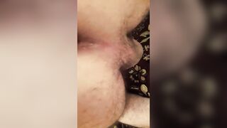 Anal fun with slave hubby