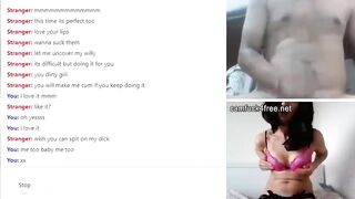 Beauty Dark Hair showing off huge penis on live web cam