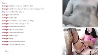 Beauty Dark Hair showing off huge penis on live web cam