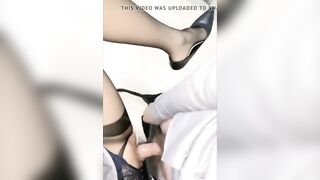 Oriental secretary screwed at work