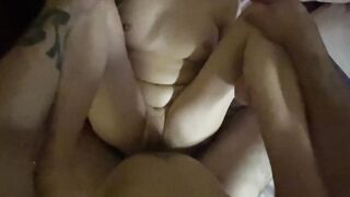 Amina came home to sit on the penis from above