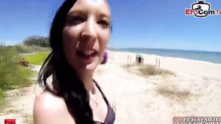 Thin french eighteen pick up for vaginal and anal outside