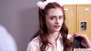 College teen fucked by black instructor