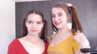 Teens cum knocking on oldster's door
