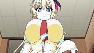 Hentai busty college girl likes rough sex