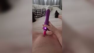 Eighteen Chira Dove is back with long vibrators