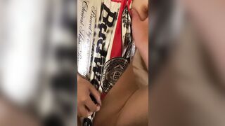 Sex with a woman inside a Budweiser costume