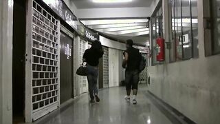 anal sweating into the gym 2 dicks and an asshole