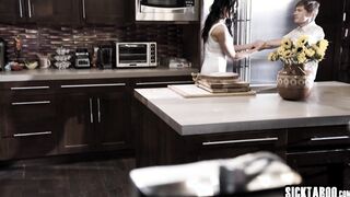 Caring stepmom Reagan Foxx fucks stepson