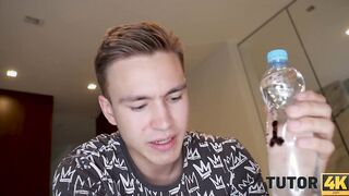 TUTOR4K. Bro Poured Pheromones on a sexy Spanish Dame to Pump Her Full of Cum