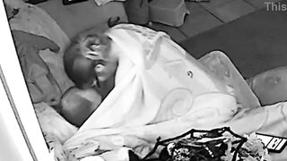 Quickie starts on the couch and ends inside the bedroom