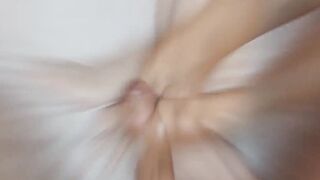 Close up perfect old toes worship