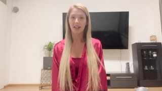 My first movie into lingerie!