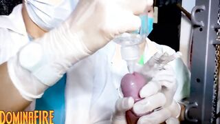 two Sadistic Nurses Finger Sounding Sub