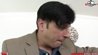 Slim dark haired bimbo with gigantic natural hooters just wants sex