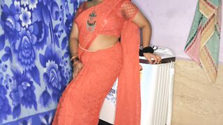 desi beauty StepMom get screwed while washing clothes with Clear