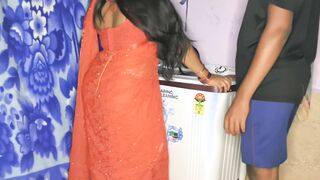 desi beauty StepMom get screwed while washing clothes with Clear