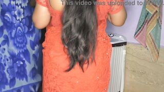 desi beauty StepMom get screwed while washing clothes with Clear