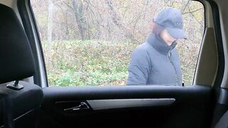 Bae Stranger chick Jerked Me off into the Parking Lot
