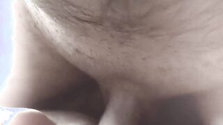 Close up jizzed on his wifey