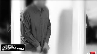 Family Strokes – Naughty Little Bimbo Teases Her Perv Stepdad