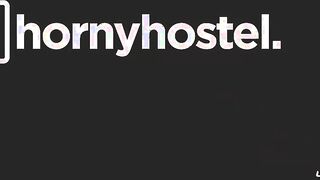 HORNYHOSTEL - Ria Red Caught Naked And Cheats With long ebony dick Preview
