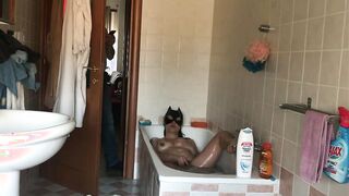 My stepson films me masturbating